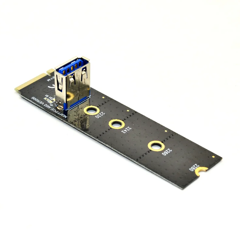 M.2 NGFF к PCI E X16 слот для передачи карты майнинга подъемный удлинитель адаптер w Molex