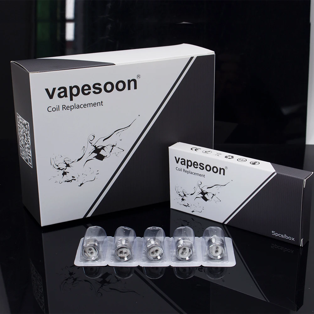 Аутентичная сменная катушка VapeSoon для TFV888, детский бак TFV888, Q2, X4, T8, T6, M2, головка катушки 30 шт./лот