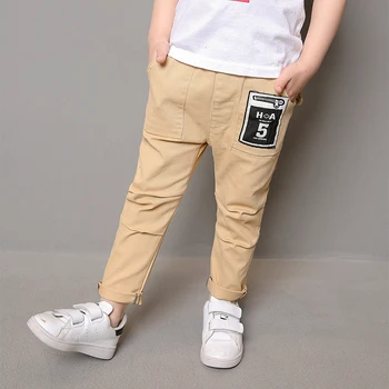 

Sping Autumn black brown grey Britain Style Casual Kids Plaid Pants for Boys Trousers Baby Children Clothes New 2018 100cm-160cm