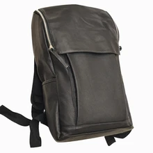 Mode D’appel D’offres 2016 Étanche PU En Cuir Sacs Hommes Lycée Étudiants Reconstituer Des Manières Antiques Voyage Sac À Dos Sac Noir