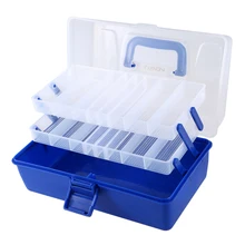 Lixada 3 слоя Водонепроницаемый рыболовная коробка для рыбной ловли, Рыбная ловля Крючки приманки футляр для хранения 30*17*14 см для ловли карпа Pesca