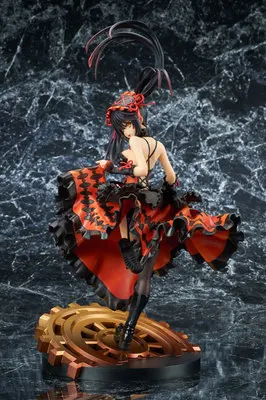 

Anime DATE A LIVE 2 Broccoli Tokisaki Kurumi Nightmare Sexy Action Figure PVC Collection Model Toys Gift With Box28cm