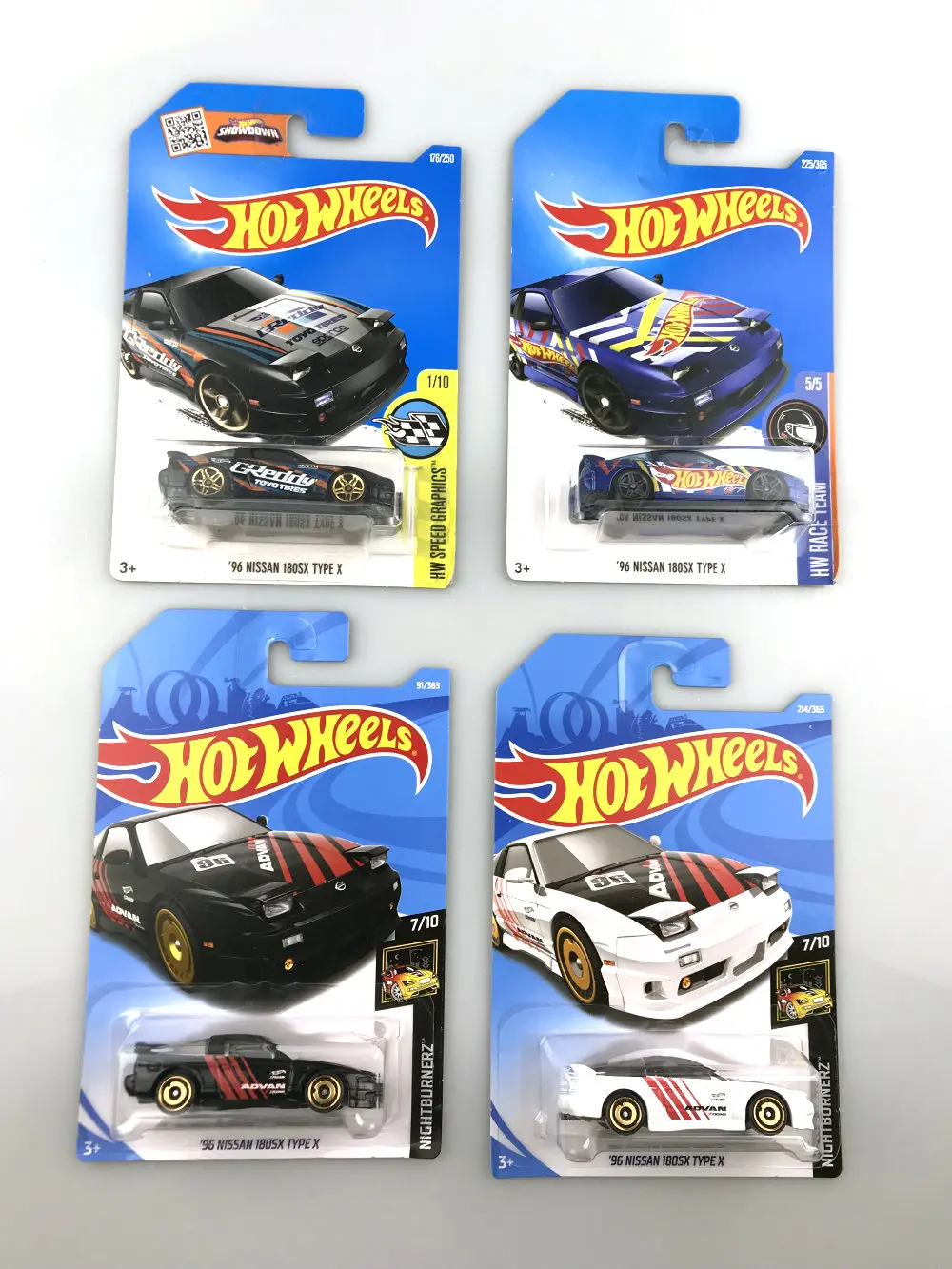 Hot Wheels автомобиль 1: 64 Автомобиль 96 NISSAN 180SX Тип X коллектор издание металл литья под давлением коллекция детские игрушки автомобиль для Рождественский подарок