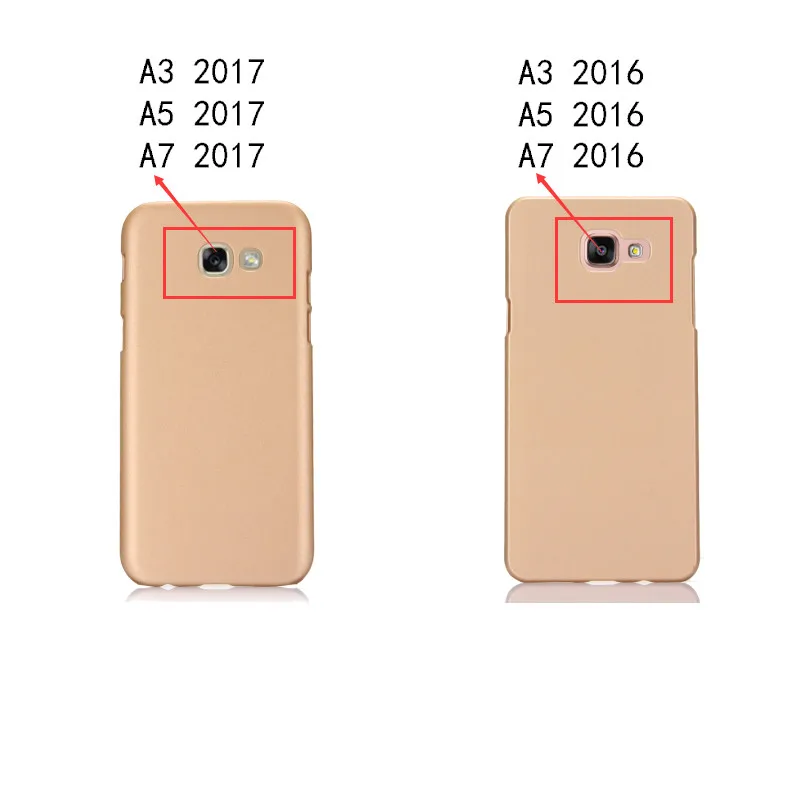 Чехол для телефона Fundas samsung Galaxy A5 чехол 360 жесткий пластик PC карамельный цвет задняя крышка для samsung A3 A5 A7 чехол