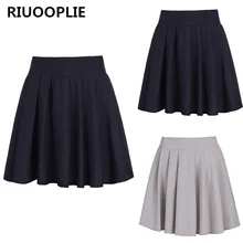 RIUOOPLIE короткие юбки женские Harajuku трапециевидной формы вечерние коктейльные мини-юбка дамы