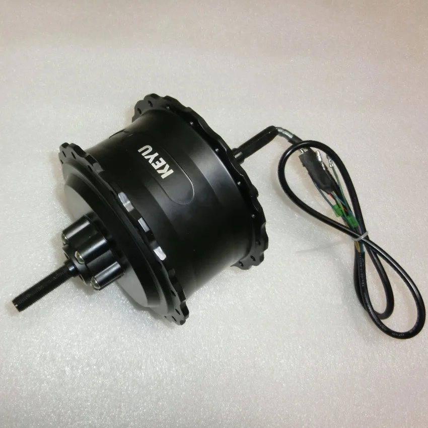 Cheap 36V 48V 500W High Speed Brushless Gear Hub Motor FAT E-bike Motor Rear Wheel Drive KEYU 1