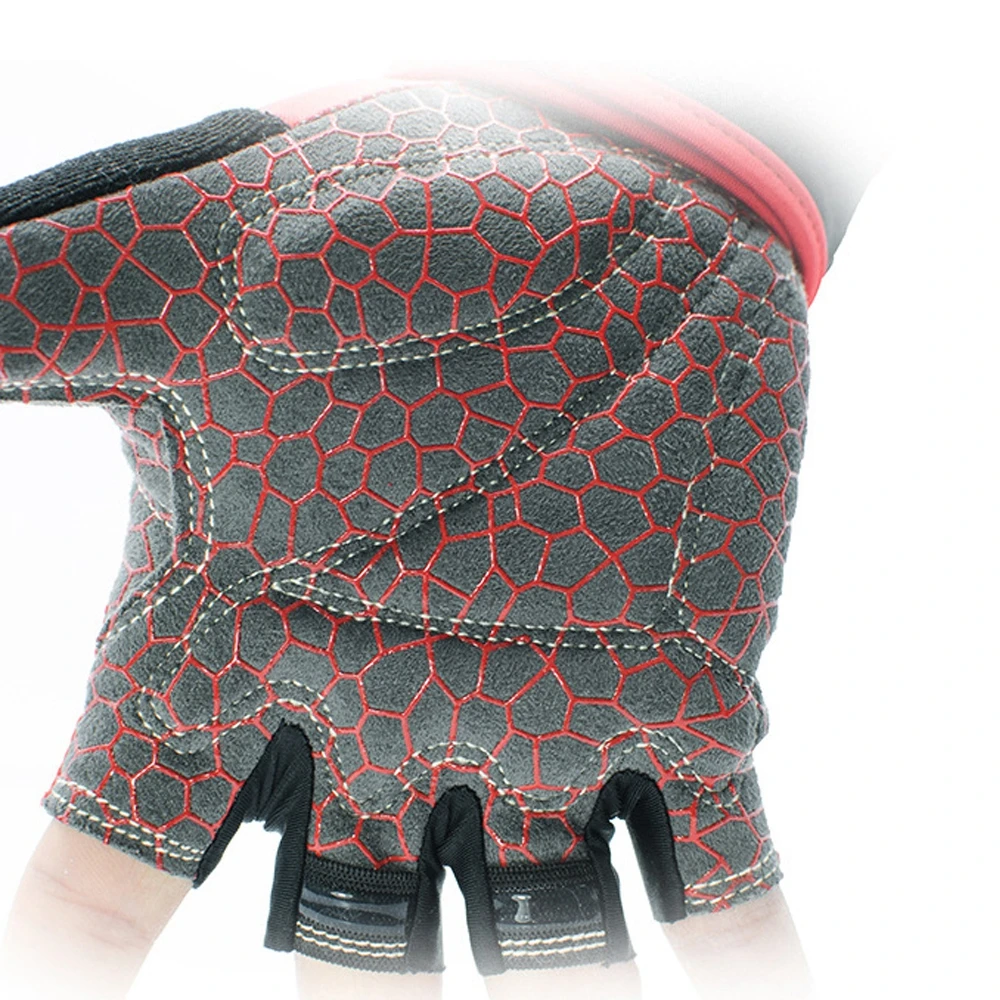 الرجال النساء نصف الاصبع نجوم النادي الأهلي رياضة اللياقة البدنية قفازات سيليكون مكافحة زلة الجسم بناء المعصم دعم الرياضة قفازات رفع أثقال