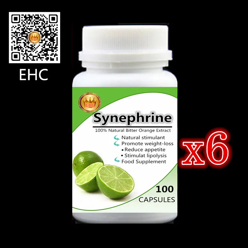 

6 bottle 600pcs Synephrine Supplement Natural Stimulants Weight Loss,Bitter Orange Extract 100% Pure & Natural Free Shipping