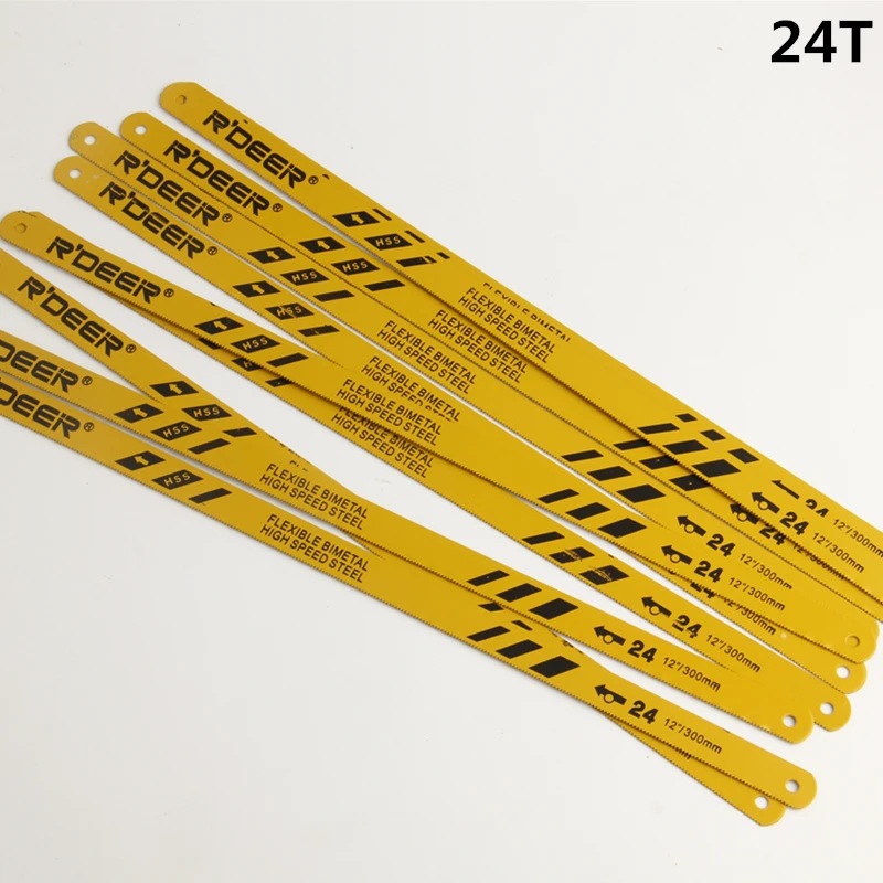 Hacksaw лезвие Bl Metal HSS 300*12 6*0 6 мм ручная пила 24T/32T для резки дерева из нержавеющей