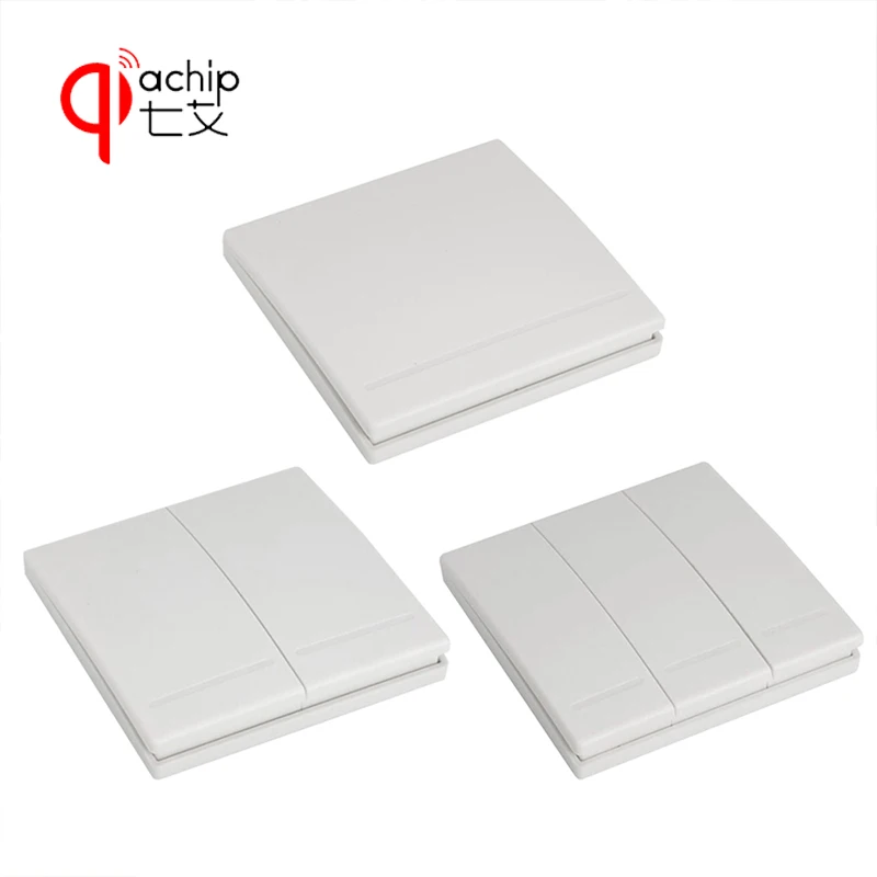 

QIACHIP Wireless Switch Remote Control Wall Switch AC 85V-250V 1CH RF Wall Panel Transmitter Hall Bedroom Lights