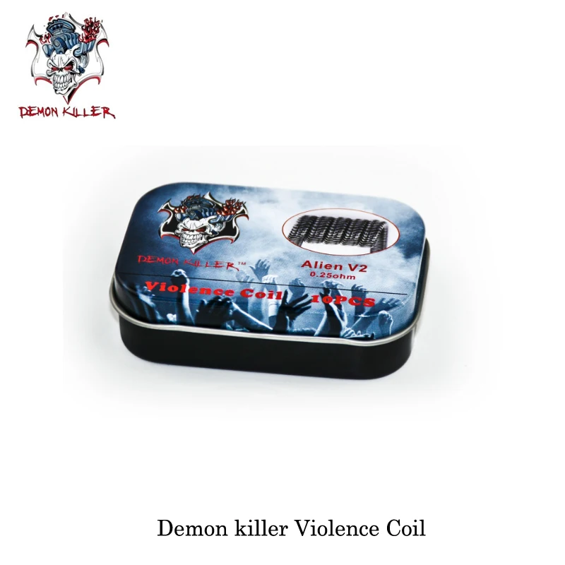 Original Demon killer Violence Prebuilt Coil Clapton AlienV2 Tsuka staple staggered fused vape elektronik sigara For RTA RDA Original Demon killer Violence Prebuilt Coil Clapton AlienV2 Tsuka staple staggered fused vape elektronik sigara For RTA RDA