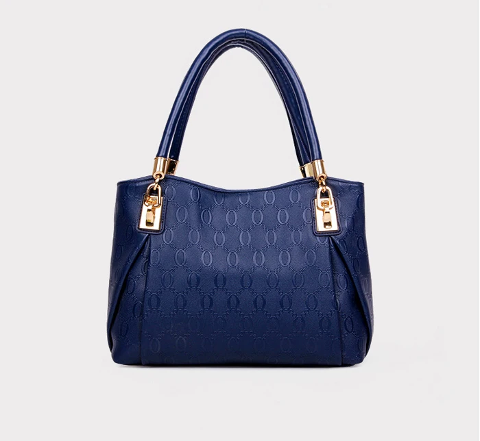 Women 3pcs Tote Bag PU Leather Handbag Purse Bags Set