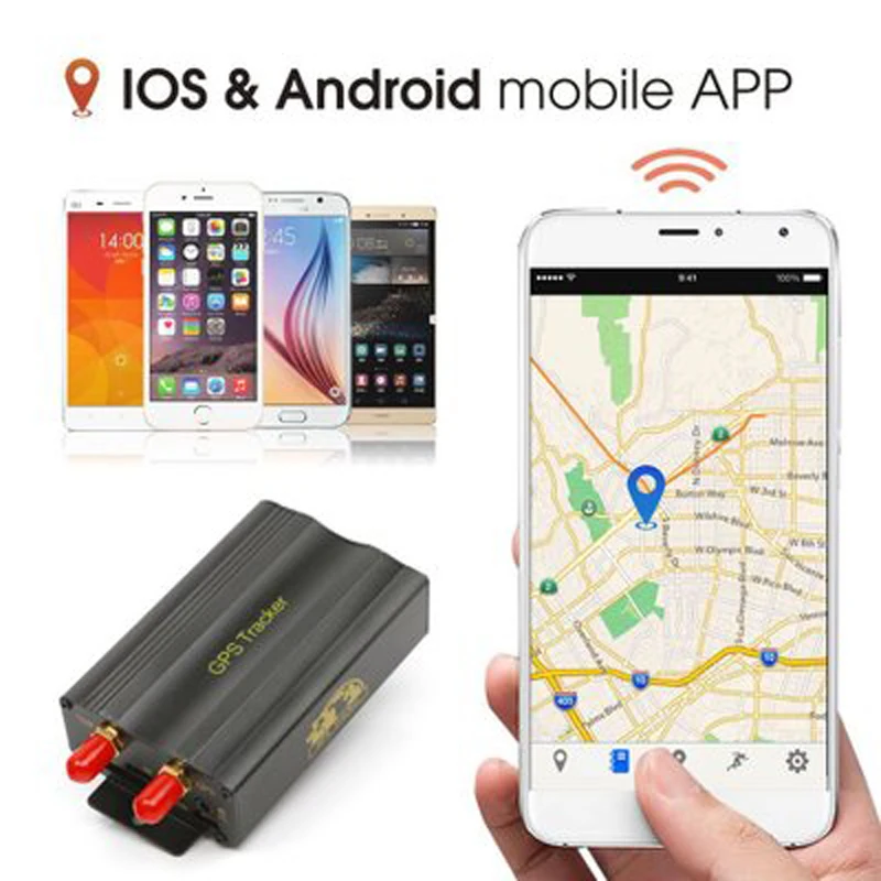 DHL 5 шт./лот TK103B автомобиля gps трекер Системы gps GSM GPRS Автомобильный трекер транспортных средств локатор с sim-карта памяти SD противоугонной сигнализации