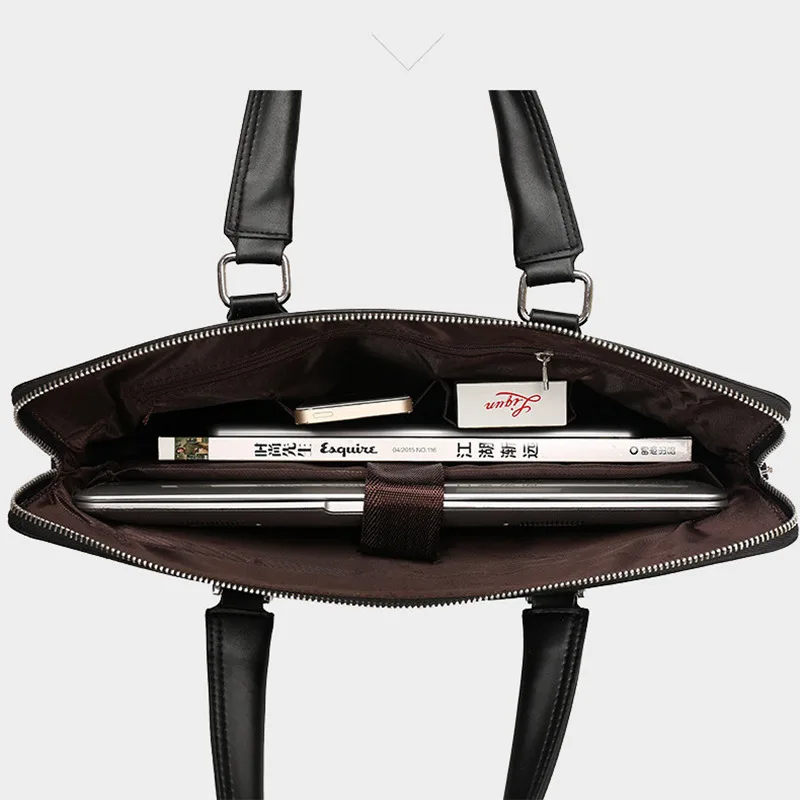 Натуральная корова Learter высококачественный портфель для ноутбука 14 дюймов натуральная кожа сумка для ноутбука мужская деловая черная коричневая