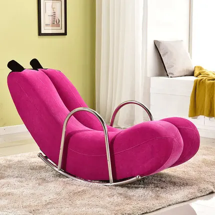 Модный креативный одиночный ленивый диван, кресло-качалка с бананом, современный европейский стиль - Цвет: Flannelette