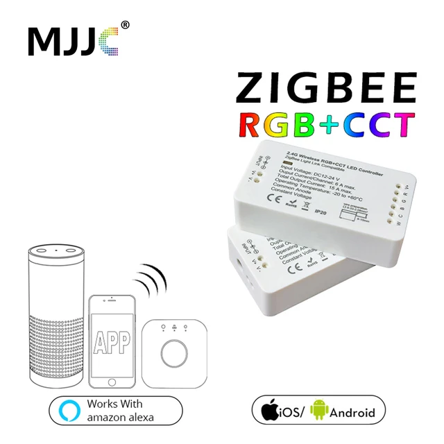 Zigbee Led Controller Rgb Cct Dc12 24v Zigbee Led Controller Rgb Cct Dc12 24v Strip Zll Rgbw Dimmer