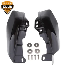 For Harley Touring Road King Street Glide FLHX Electra Glide Black Mid Frame Air Deflectors Trim