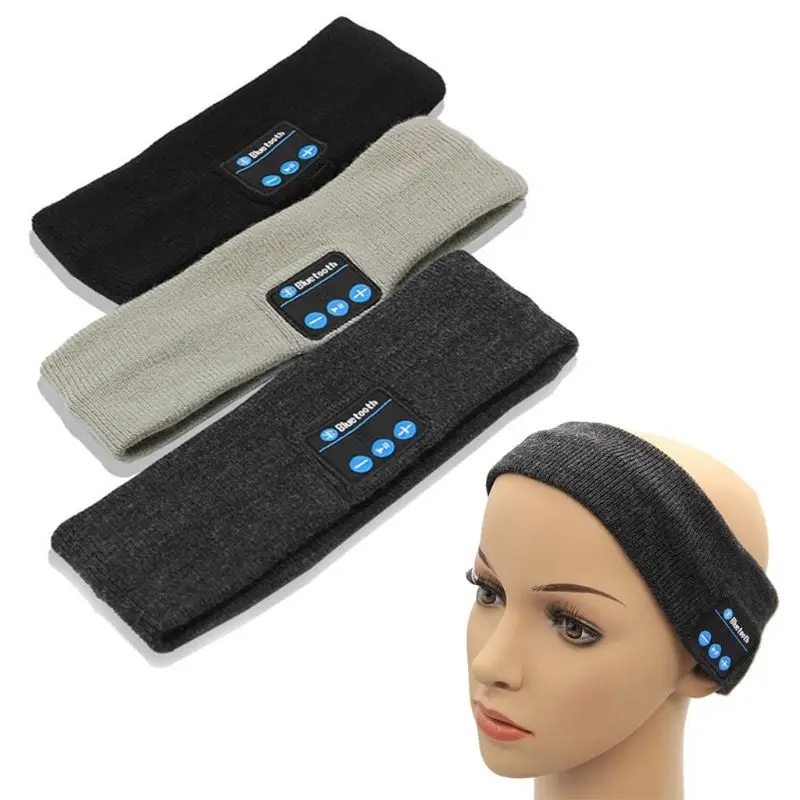 

Knitting Music Headband Headset w/ Mic Wireless Bluetooth Earphone Headphone For Fitness Running Yoga Gym Sleep Sports Earpiece