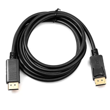 

1.8m DisplayPort DP Male to DisplayPort DP Male Cable Adapter Connector for PC Computer HDTV Projector