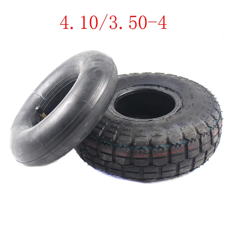 Высокое качество 4,10/3,50-4 Zhengxin шины 410/350-4 Электрический скутер внутренняя и внешняя шина - Цвет: inner and outer tire