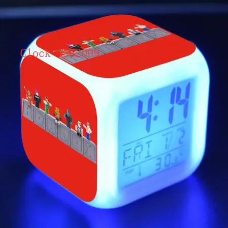 Светлячки Led детские игрушки из мультфильмов будильник Reloj цифровые часы