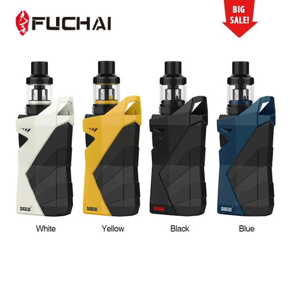 

Original Fuchai R7 230W TC Kit w/ T4 Tank 2.5ml Support POWER/SS/Ti1/Ni200/TCR Mode No 18650 Battery Box Mod Vape Kit Vs PD1865