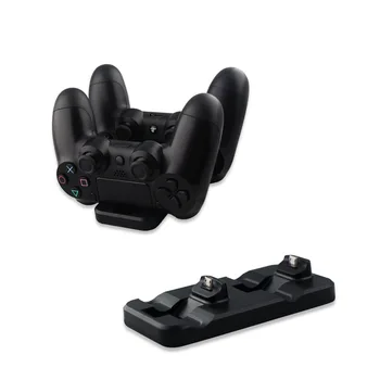 

USB Dual Charge Dock for PS4 Controller Charger for Sony Playstation 4 Ps4 Charging Dock Gamepad Vertical Stand Holder