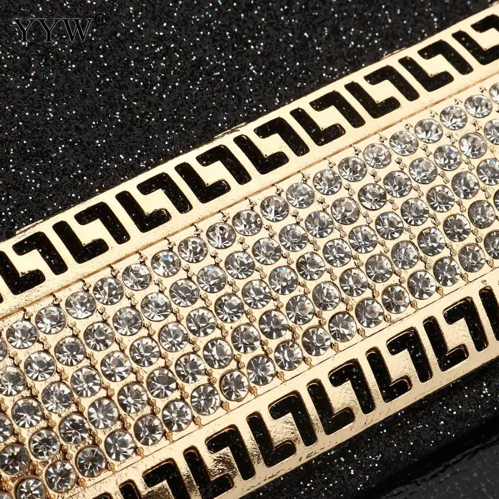 Female Evening Wedding Handbag Flap Envelope Clutch With Rhinestones Clutch Large Capacity Women'S Shoulder Bag Sac Main Femme