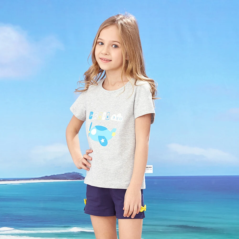 ABCKIDS/Летняя футболка с принтом для мальчиков и девочек забавная повседневная детская одежда с героями мультфильмов белая футболка с