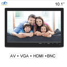 HF 10,1 дюймов 1024*600 P CCTV монитор AV HDMI BNC VGA видео монитор PAL монитор Реверсивный дисплей для ноутбука TFT цветной экран