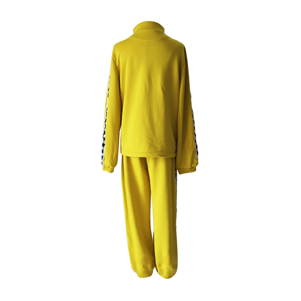  Game PUBG Playerunknown's Battlegrounds Cosplay Costume Yellow Coat Pants Full Sets Halloween Chris