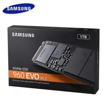 Samsung 960 EVO 250GB 500GB 1T NVMe M.2 SSD solid state hard disk MZ-V6E250BW SSD PCIe 3.0 x4, NVMe 1.2 (partial)for Laptop PC