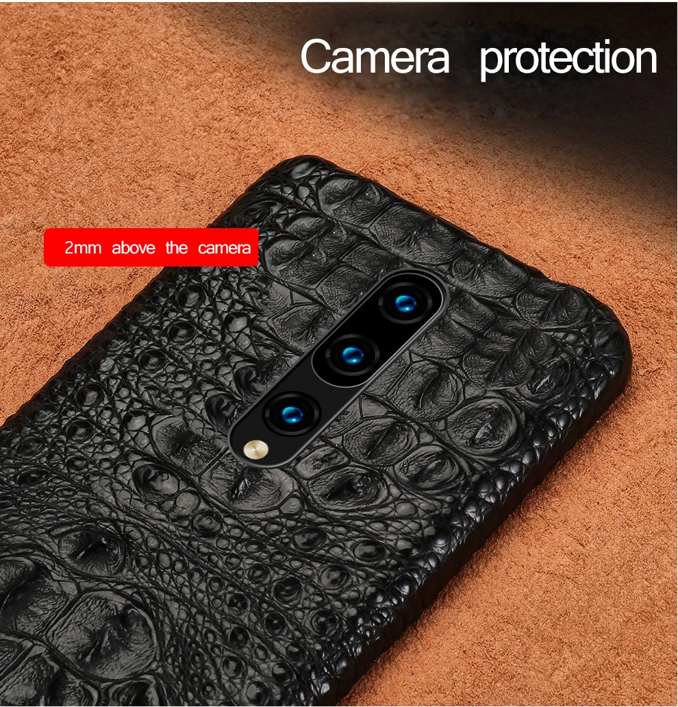 telefon Oneplus 7Pro 5 indirim bir hakiki 5T Natural Bugünün artı 6 6T deri IOW için 7T lüks kapakları kılıfı 7 Pro timsah kılıfları Health LANGSIDI 100% 8 telefon Oneplus 7Pro 5 8