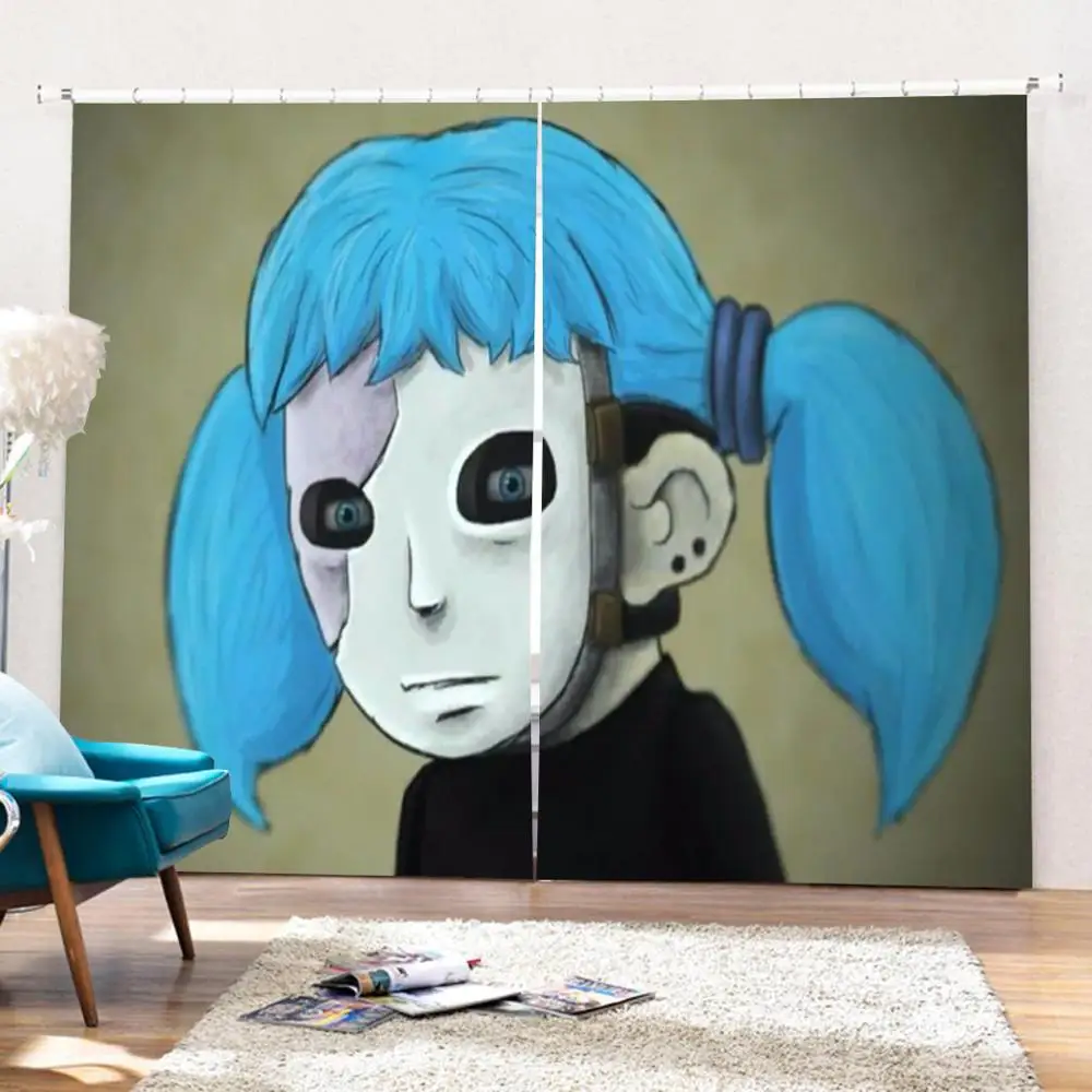 Штора в стиле комикс Салли занавеска европейском и американском для спальни