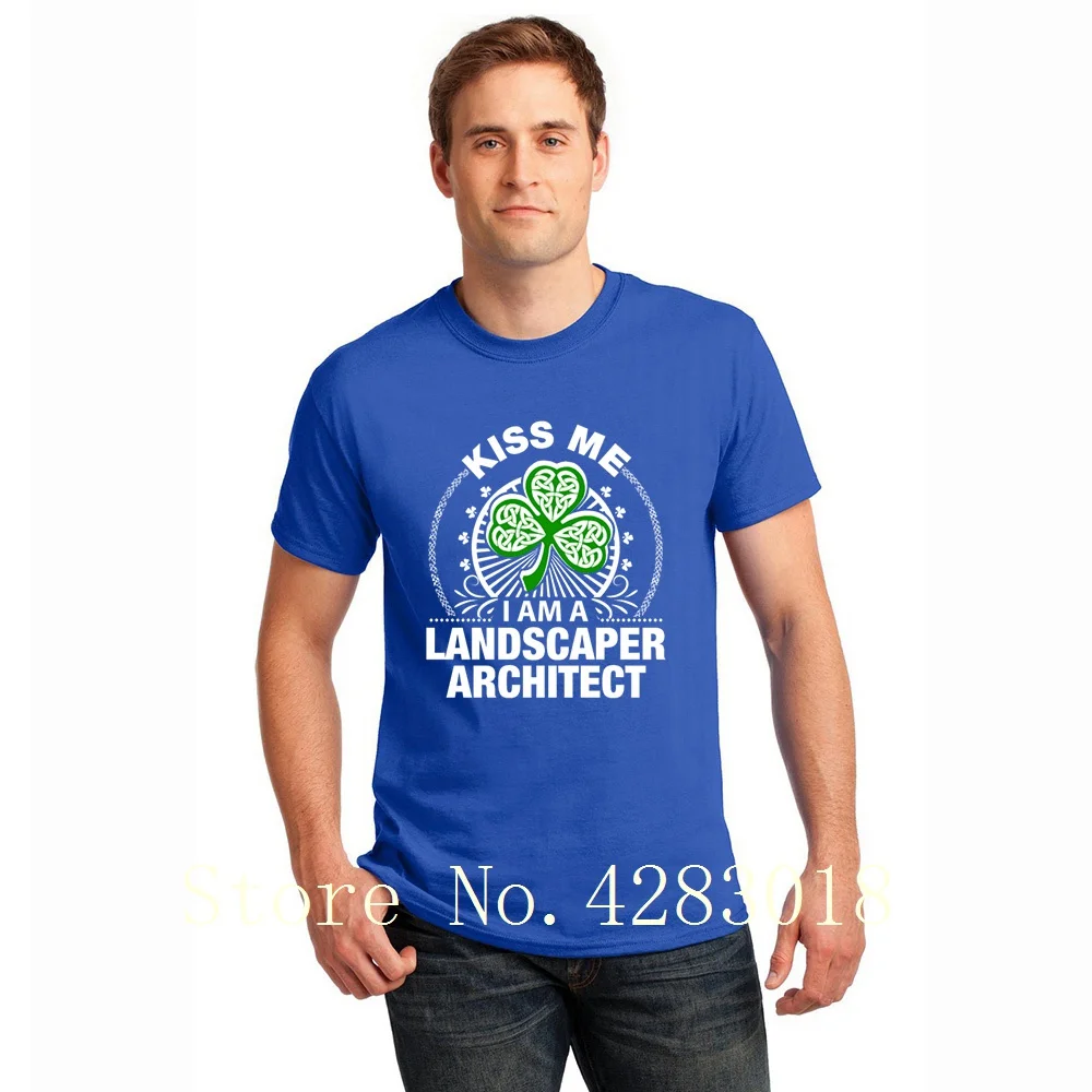 I m A Landscaper Architect Kiss Me T-Shirt For Men Short Sleeve Letters Humor T-Shirt Summer Camisetas Size S-3xl Funky Tee Top I m A Landscaper Architect Kiss Me T-Shirt For Men Short Sleeve Letters Humor T-Shirt Summer Camisetas Size S-3xl Funky Tee Top