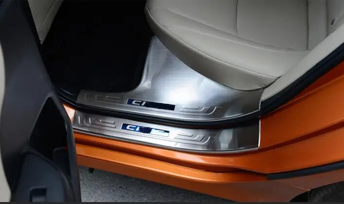 Для Honda 10 generation civic refit из нержавеющей стали дверной порог Добро пожаловать педаль украшения Аксессуары