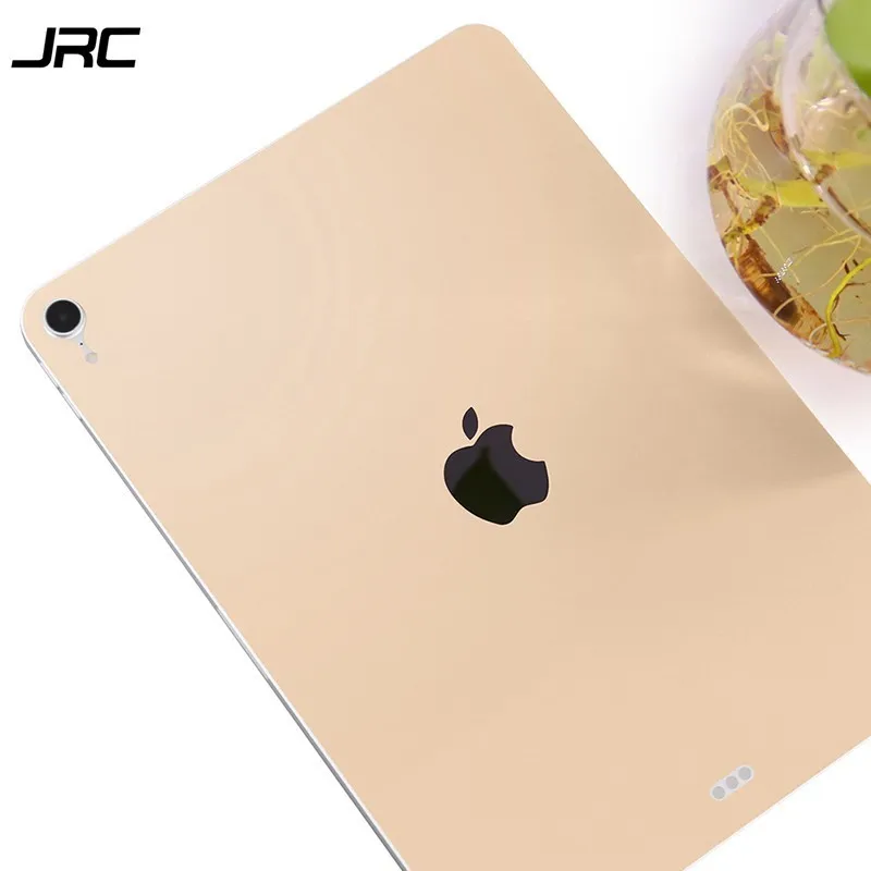 New Skin Shell Protector Sticker film cover For iPad Pro 11" 12.9 inch(A1980/A1876) Back Shell Protect Paster Scratch Resistent - Цвет: Champagne gold