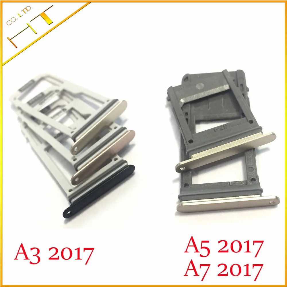 1 комплект для Samsung Galaxy A3 2017 A5 A7 /A320 A520 A720 Nano SIM карта micro SD лоток держатель Слот