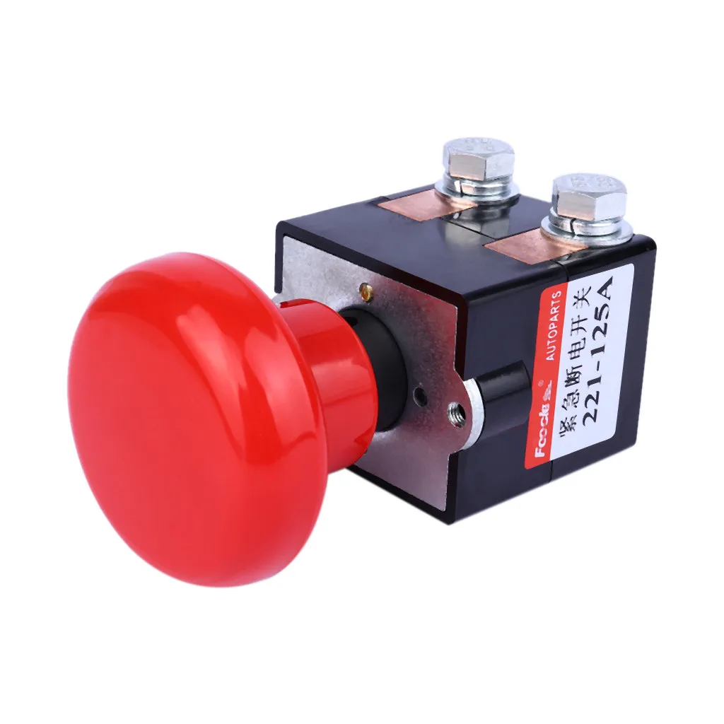 

WUPP Battery Switch 1pcs 12 24 36 48 60 72 84 120 250 V 125A Emergency Stop Foocles Direct-current Power dropship 19A19