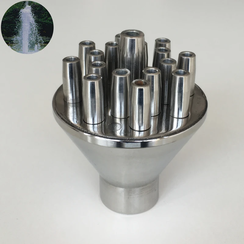 

1" 1.5" Stainless Steel Jet Straight Water Pond Fountain Nozzles