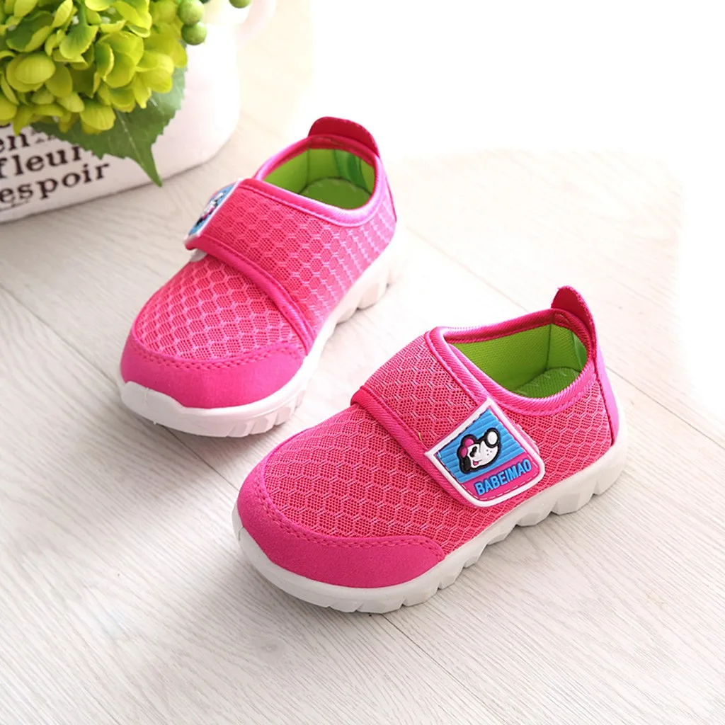 Toddler Infant Kids Baby Girls Boys Cartoon Mesh Run Sport Casual Sneakers Shoes Детская Обувь Kids Shoes Boys Shoes