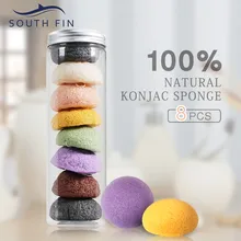 Губка для макияжа натуральная гладкая красота Косметическая пуховка слоеная натуральная микрофибра губка для очищения лица мойка Y610