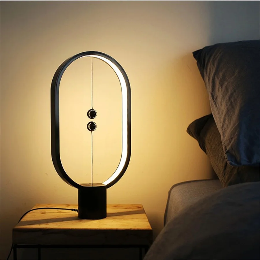 

Thrisdar LED Heng Balance Lamp LED Night Light 48Leds USB Powered Bedroom Office Desk Table Lamp Creative Christmas Gift Lamps