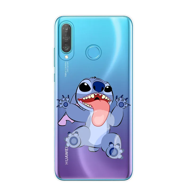 Мультяшный милый Стич Ститч чехол для телефона huawei P30 P20 Lite Pro P10 P9 P8 Lite Мягкий силиконовый чехол из ТПУ - Цвет: T5978