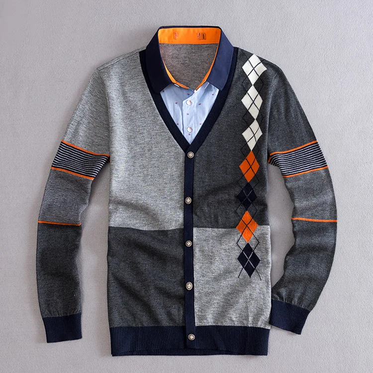 Popular Mens Argyle Cardigan-Buy Cheap Mens Argyle