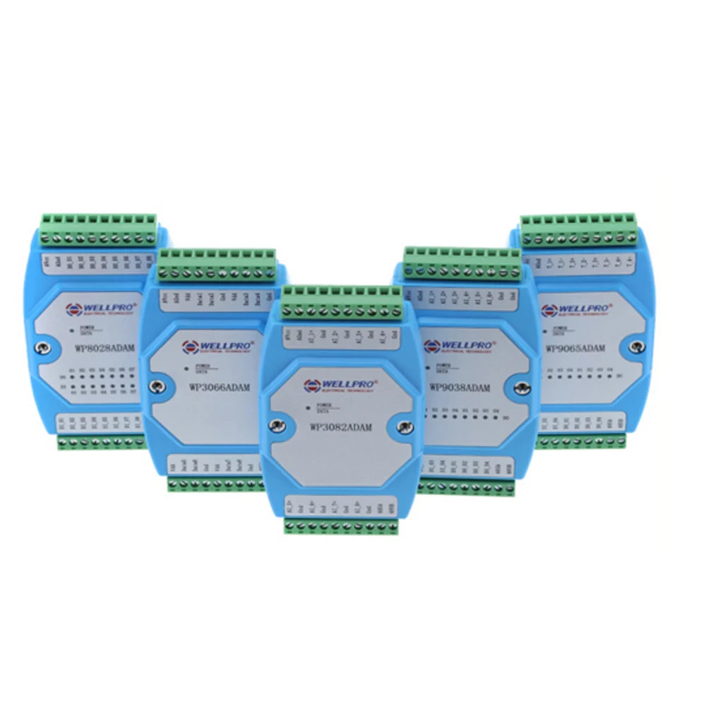 Módulo de Entrada Digital e Saída Isolado 8di e 8do Communication wp8028adam Modbus