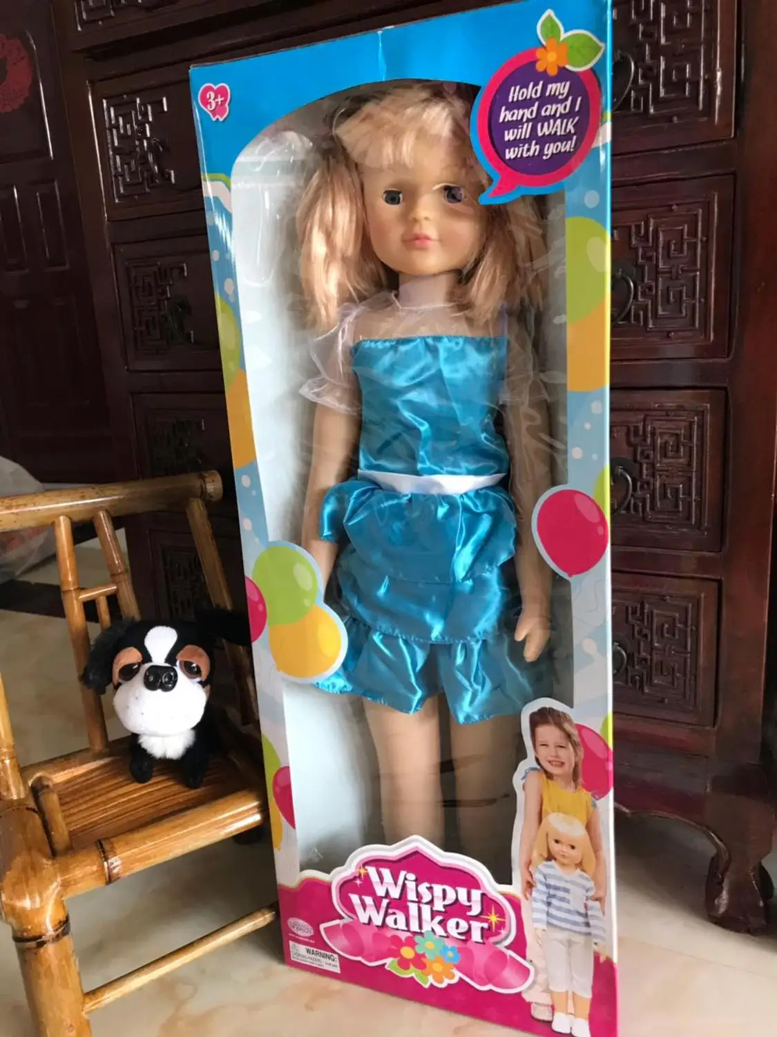 

80cm super large boxed doll Lying down and closing eyes big doll girl's gift