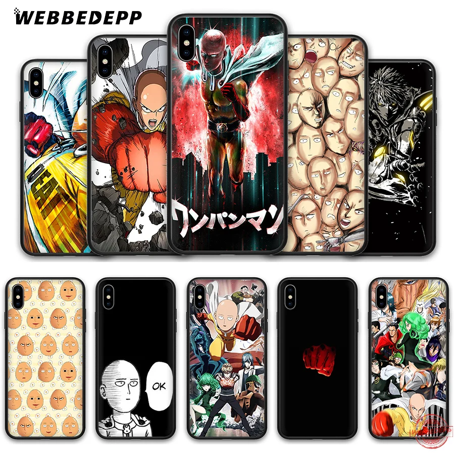 WEBBEDEPP One Punch Man Soft Silicone Case for iPhone 8 7 6S 6 Plus 11 Pro XS Max XR X 5 5S SE Back Shell | Мобильные телефоны и