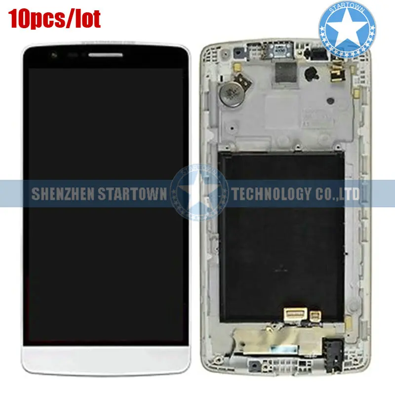 

10pcs/lot White Original Replacement for LG G3 mini D722 D722K D722V D724 D725 D728 LCD Display Touch Screen Digitizer Assembly