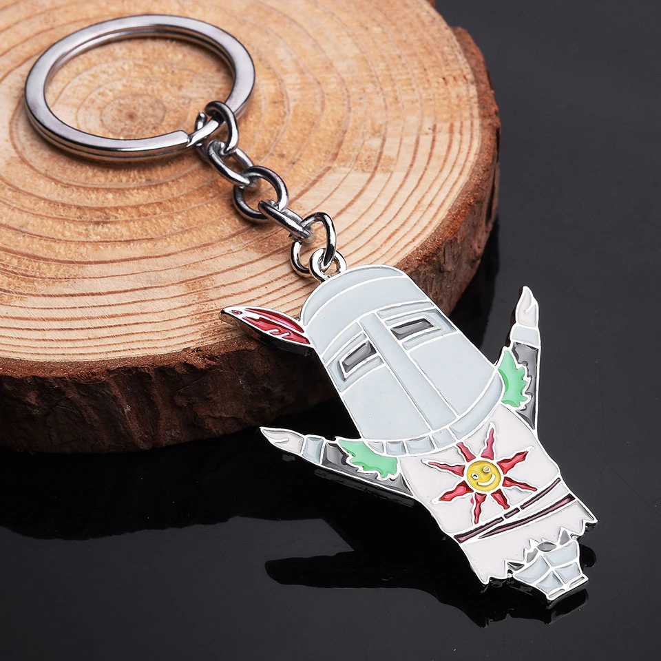 Tronzo Solaire of Astora милые игровые цепочки для ключей от солнца и воина веселые